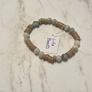 Heishi beads and Jade